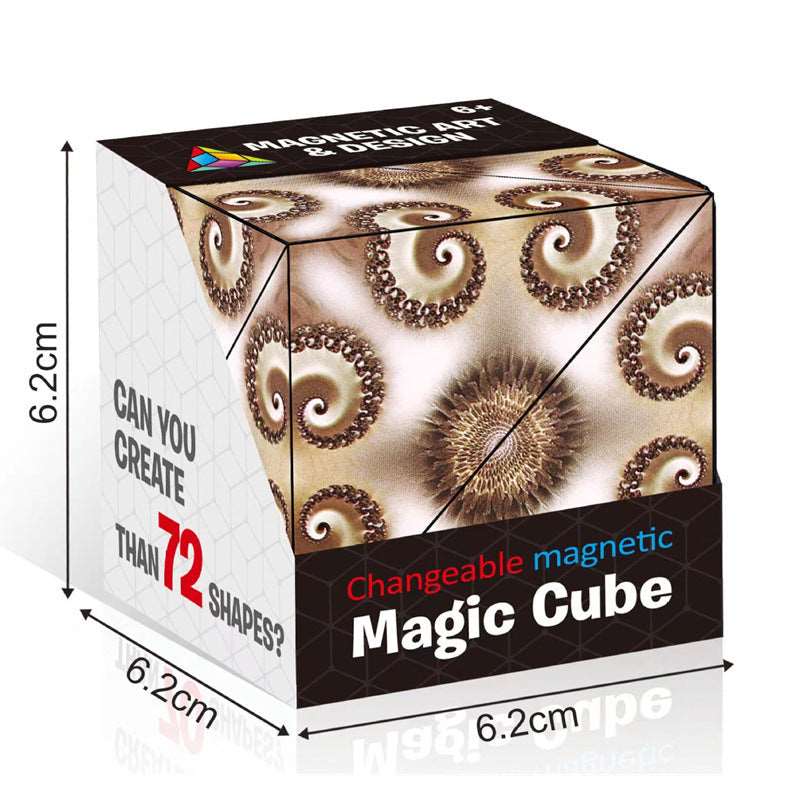 Cubo Mágico Magnético 3D Sashibo Importado 72 Formas Diferentes